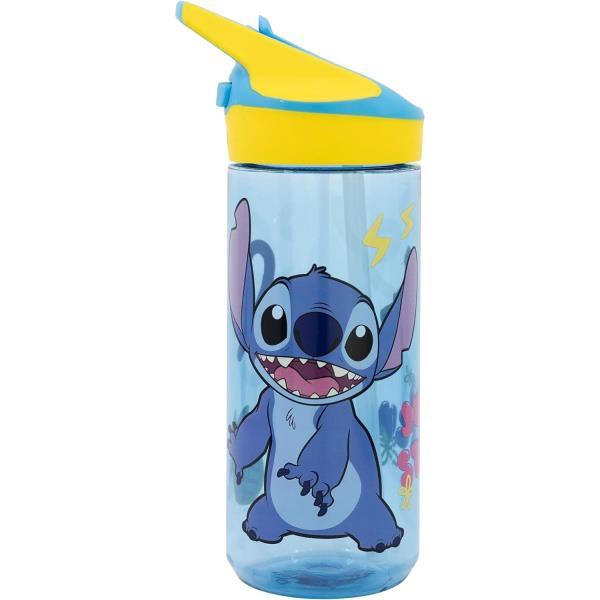 Disney-botella de agua de Stitch para niños y adultos, vaso de