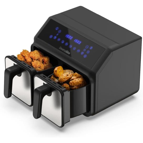 AIRFRYER DOBLE CESTA 8L