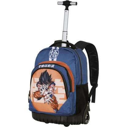 Mochila de carro primario con ruedas para escuela secundaria y escuela  secundaria para libros de equipaje con ruedas para adolescentes, Negro  Azul-2