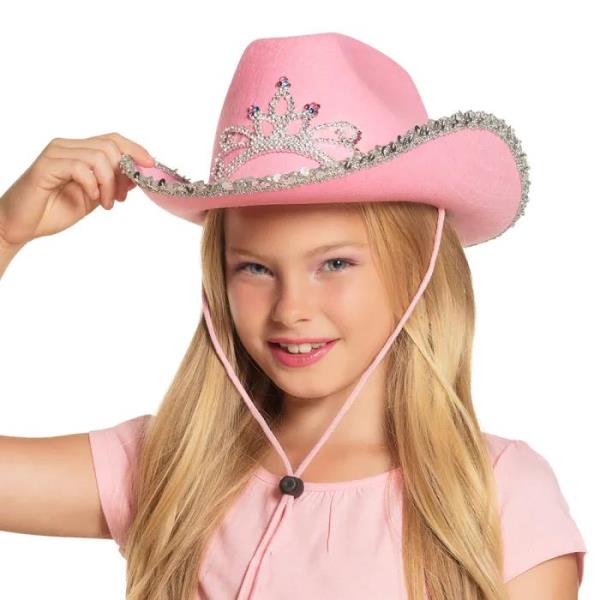 SOMBRERO VAQUERO INFNATIL DIACEMA ROSA al por Mayor ≫ Plasticosur