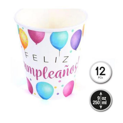 tila57328-vaso-carton-globos-12u-