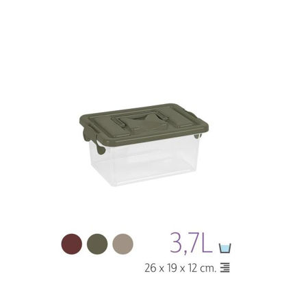 CAJA ORDENACION 55L. Nº4 59X40X35CM 4 RUEDAS al por Mayor ≫ Plasticosur