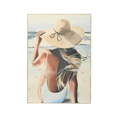 kaem879466-cuadro-mujer-playa-70x50