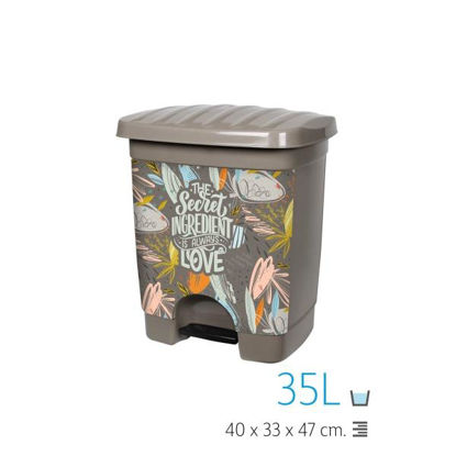 Tayg Cubo Basura Reciclaje 50 litros - Papelera Cocina para Basura  Reciclaje, Cubo Basura con Pedal y Tapa, Papelera Reciclaje