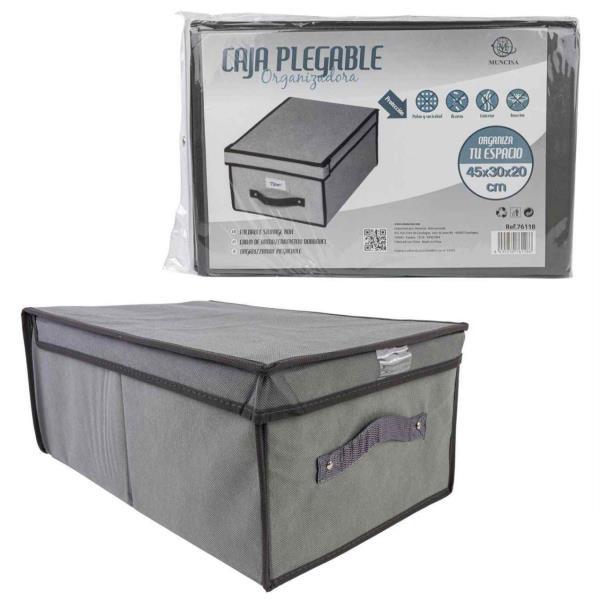 CAJA PLEGABLE 45X30X20CM GRIS al por Mayor ≫ Plasticosur