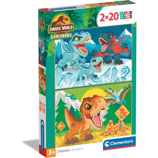 clem24810-puzzle-2x20pz-jurassic-wo