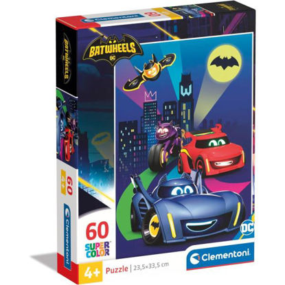 clem26593-puzzle-60pz-batwheels