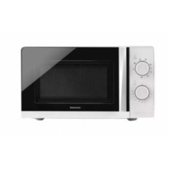 Microondas Puerta Espejo 17 Litros 700W - Blanco Con Detalles Dorados - 5 Niveles De Potencia Y Descongelación - Fácil De Limpiar Microondas Russell Hobbs