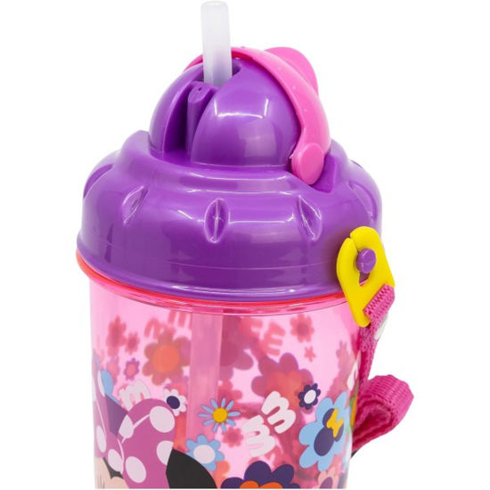 BOTELLA SENCILLA 465ML MINNIE FLORAL al por Mayor ≫ Plasticosur