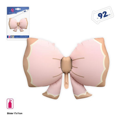 fies17621-globo-foil-mate-lazo-rosa
