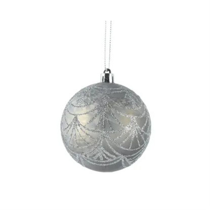 kaem24049-bola-navidad-8cm-gris-sua