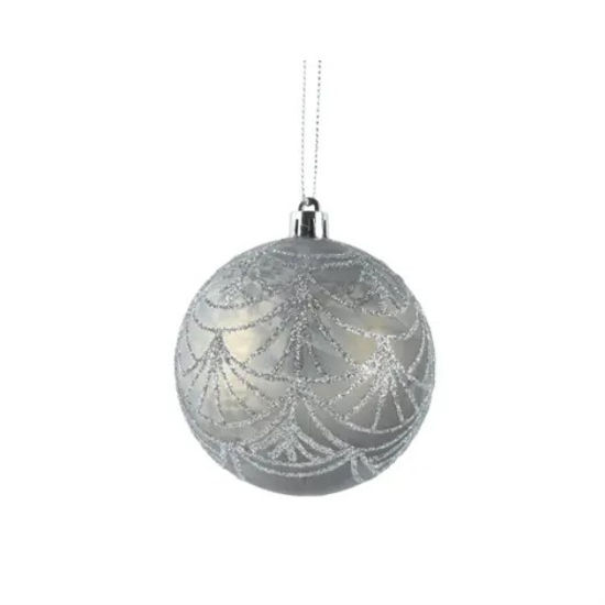 kaem24049-bola-navidad-8cm-gris-sua