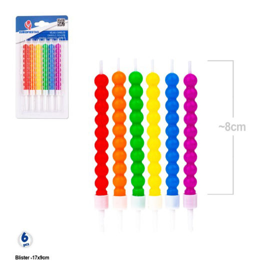 fies61796-velas-bolitas-6u-colores-