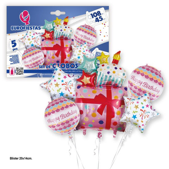 fies17261-globos-foil-5pz-regalo-ro