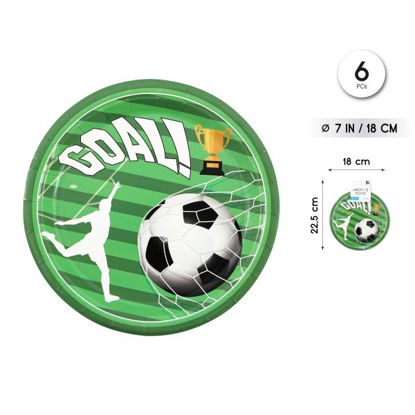 tila94153-plato-18cm-futbol-6pz