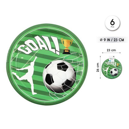 tila94152-plato-23cm-futbol-6pz