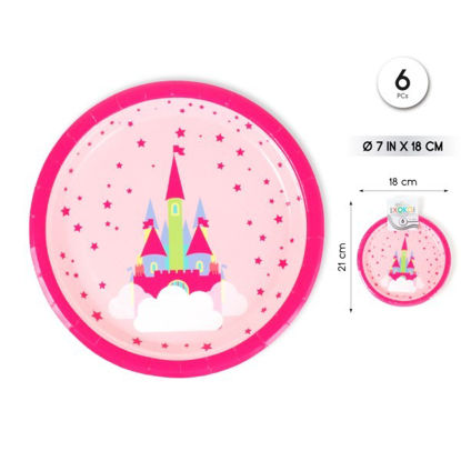 tila59194-plato-18cm-unicorn-rainbo