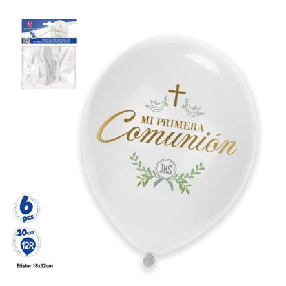 fies12226-globos-6u-blanco-primera-