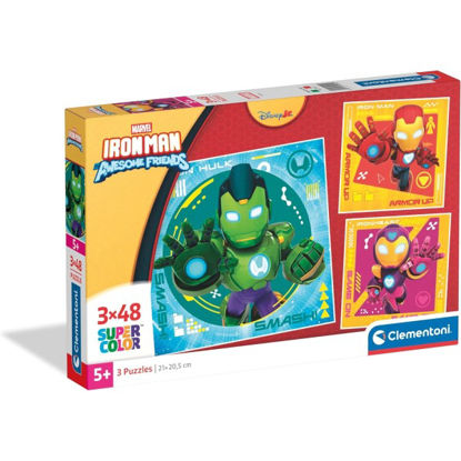 clem25004-puzzle-3x48pz-iron-man