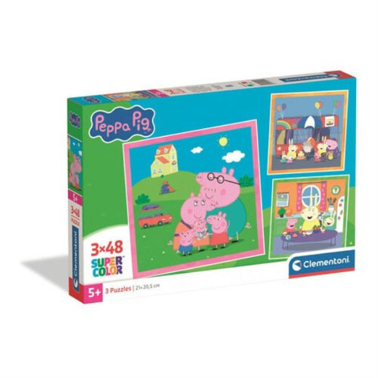 clem25001-puzzle-3x48pz-peppa-pig