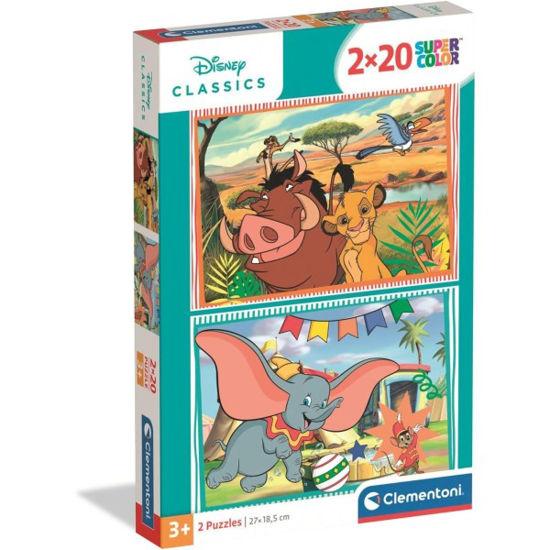 clem24837-puzzle-2x20pz-disney-clas