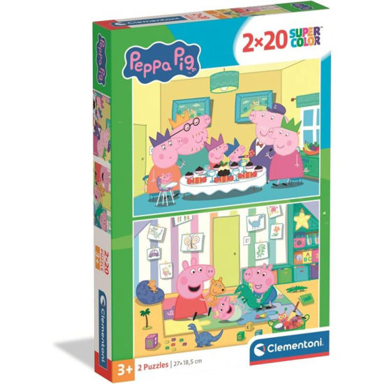 clem24831-puzzle-2x20pz-peppa-pig