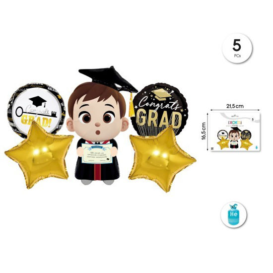tila92855-globo-graduacion-set-5u-