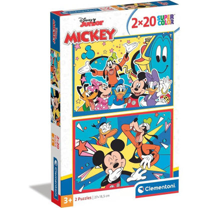 clem24791-puzzle-2x20pz-disney-mick
