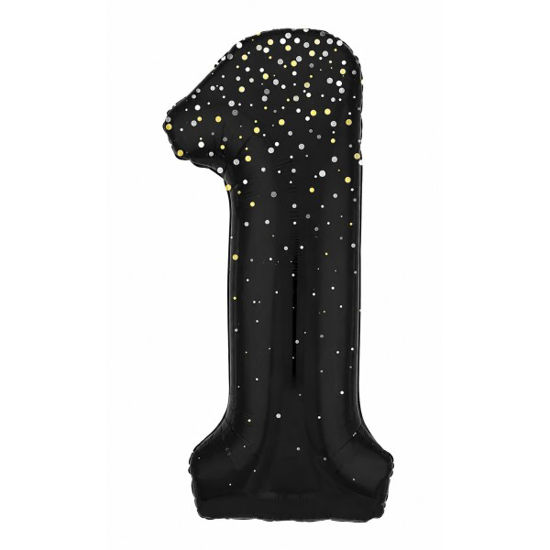 lira85821-globo-numero-1-86cm-negro