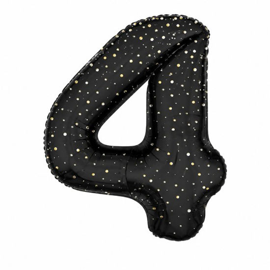 lira85824-globo-numero-4-86cm-negro