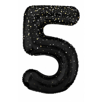 lira85825-globo-numero-5-86cm-negro