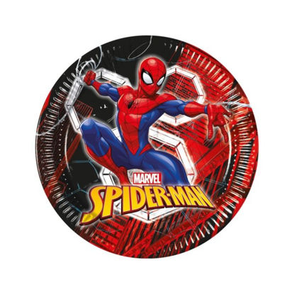 lira98072-plato-26cm-spiderman-tela