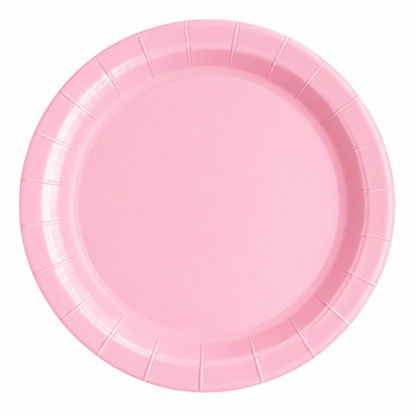 yosy4070-plato-carton-23cm-rosa-10u